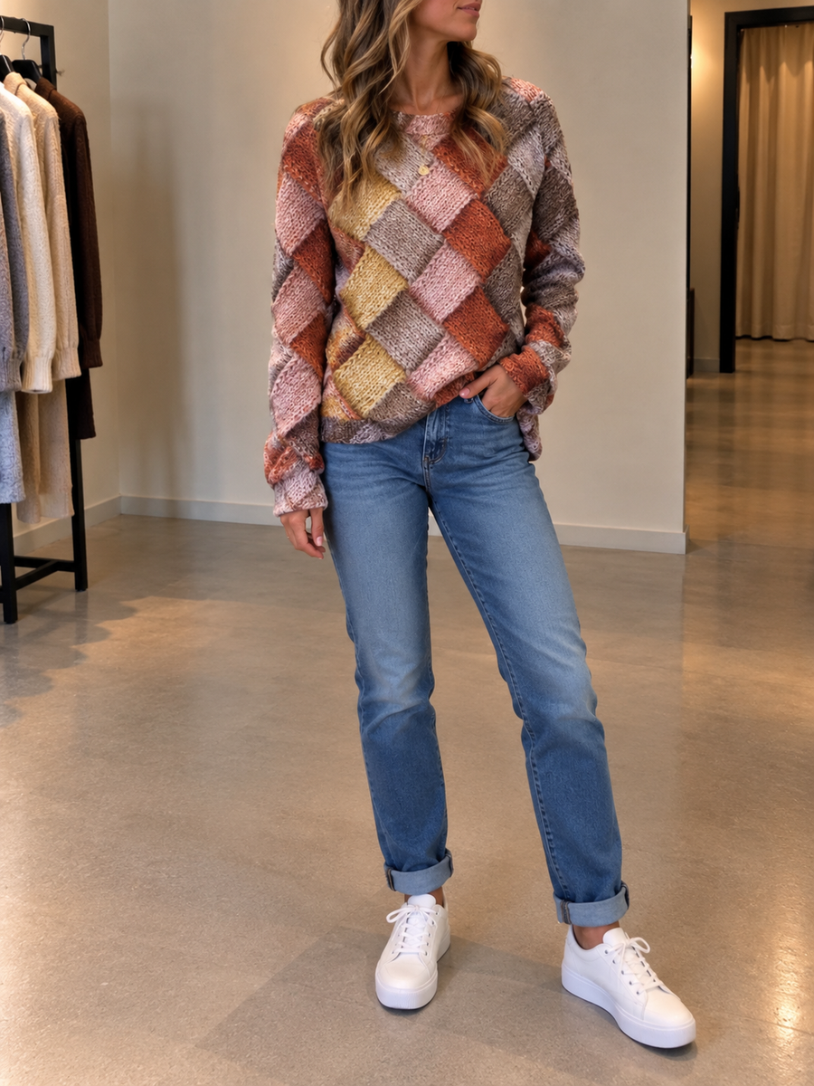 Hedwig Patchwork-Pullover