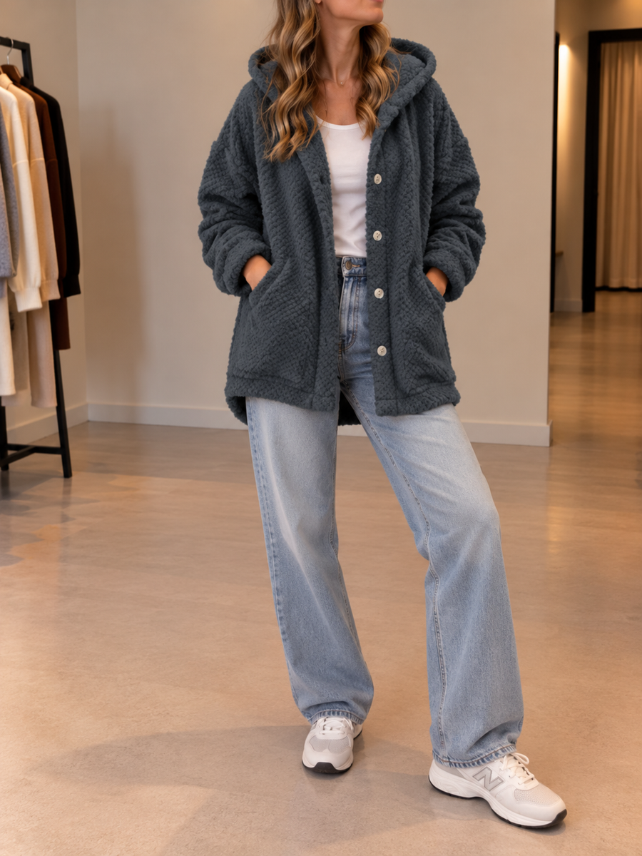 Michaela Fleecejacke mit Kapuze