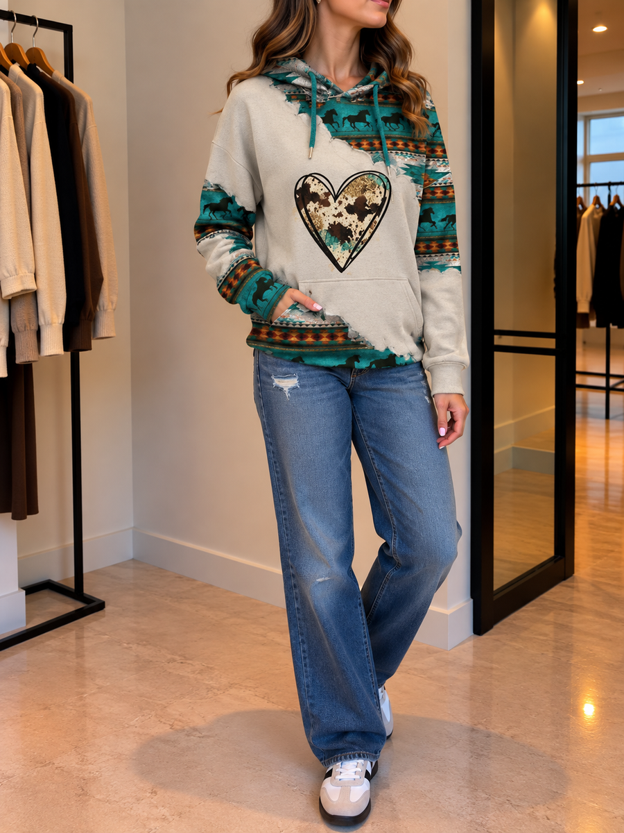 Kalina Hoodie mit Ethno-Muster