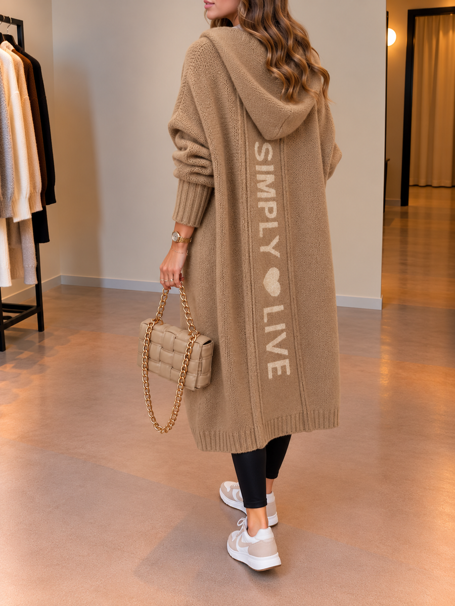 Fenja lange Strickjacke