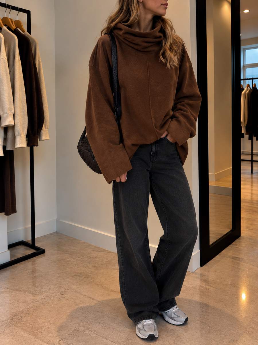 Charity Rollkragen Pullover