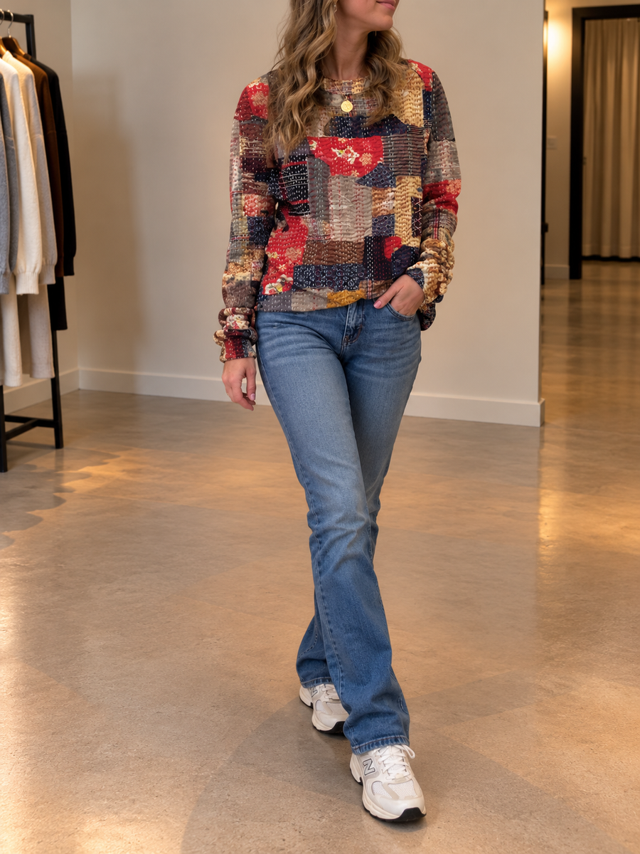 Hedwig Patchwork-Pullover
