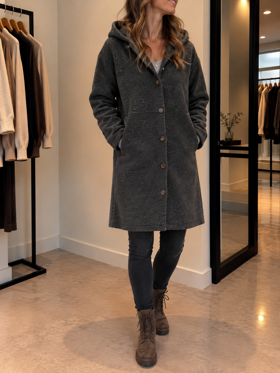 Cosima Mantel mit Kapuze