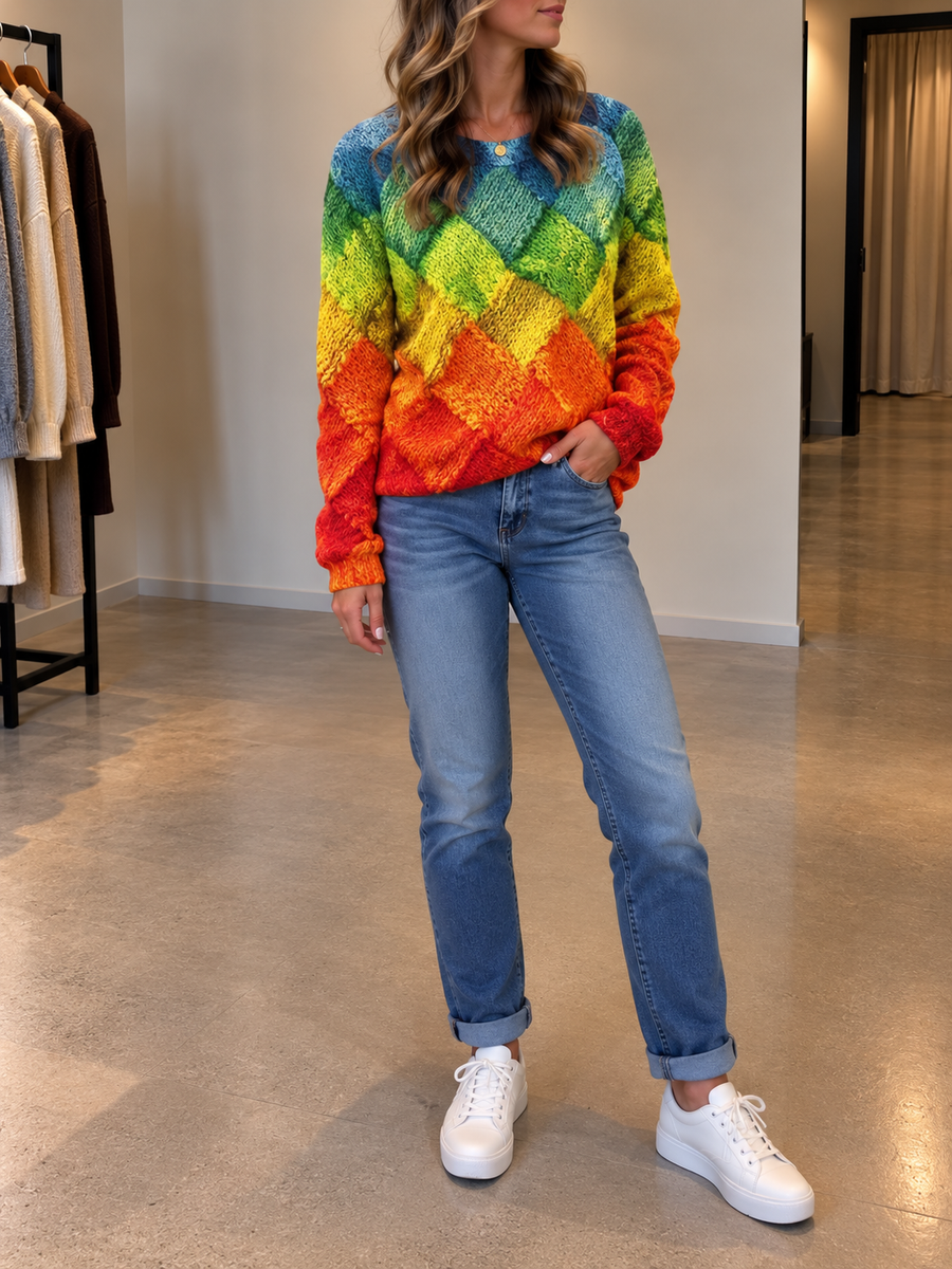 Hedwig Patchwork-Pullover