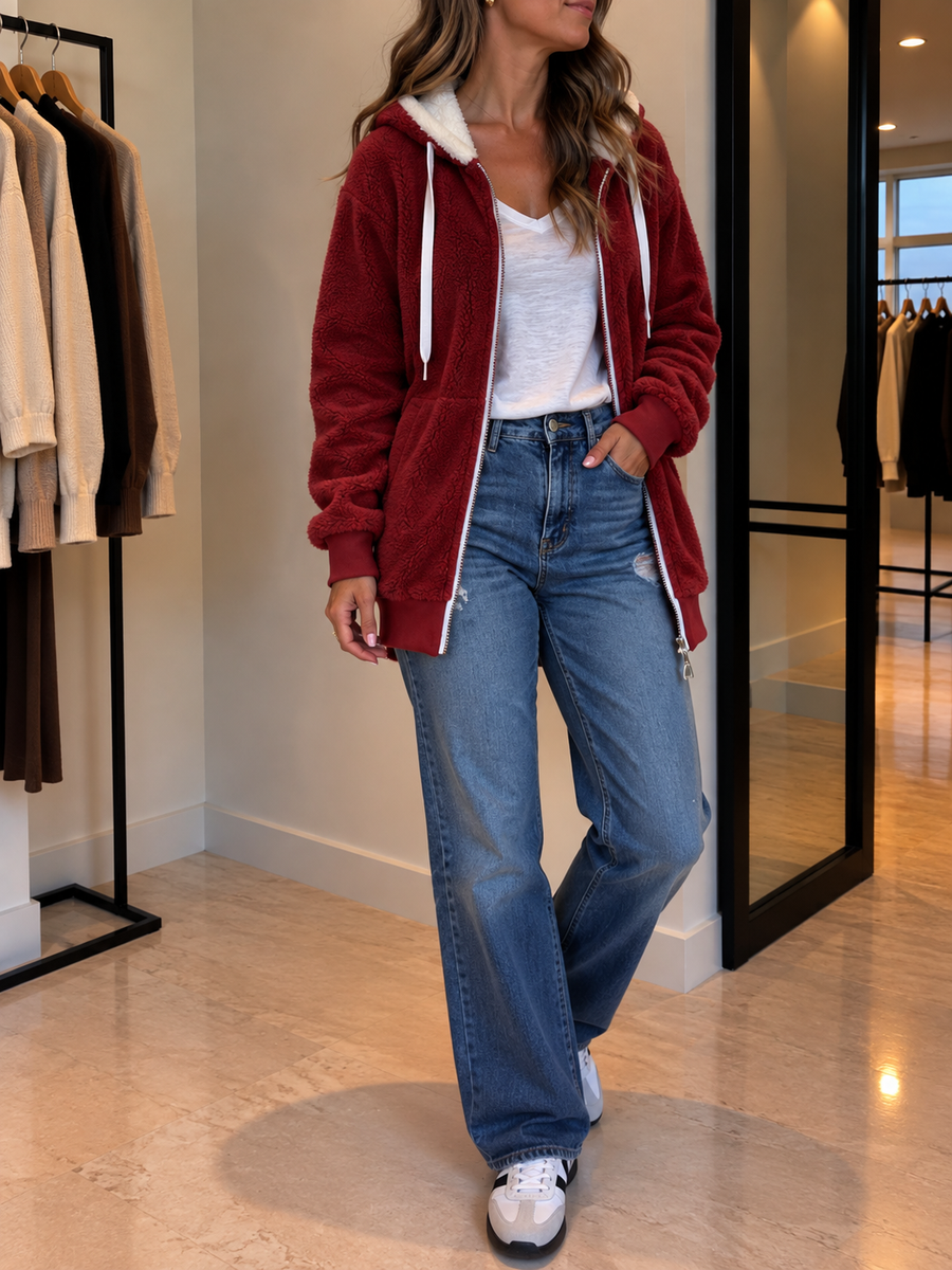 Angelika lange Fleecejacke