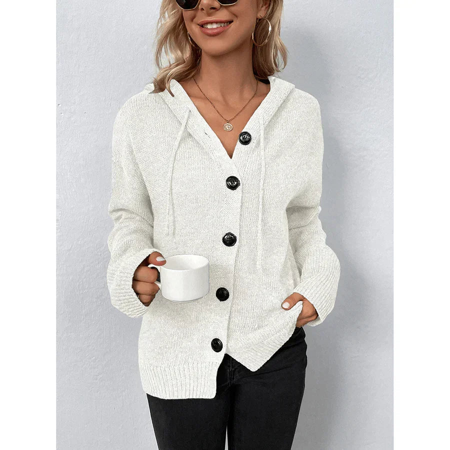 Jette Strickjacke mit Kapuze