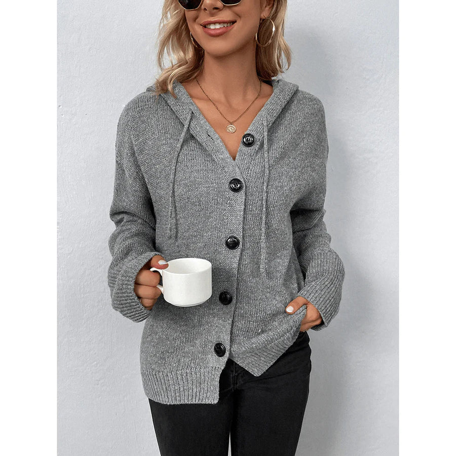 Jette Strickjacke mit Kapuze