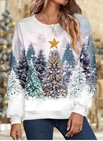 Helene Pullover mit Schneeflocken
