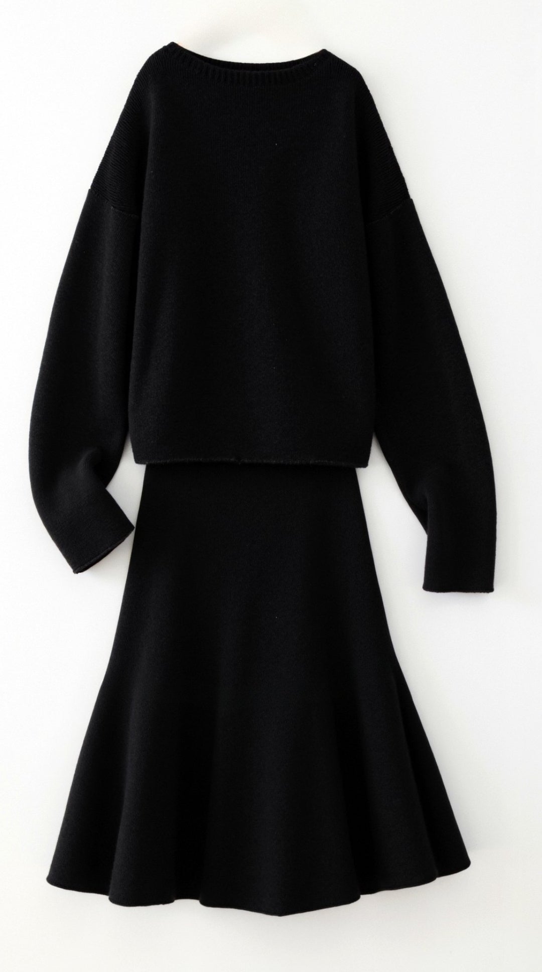 Amy Strickoberteil und Rock im Set