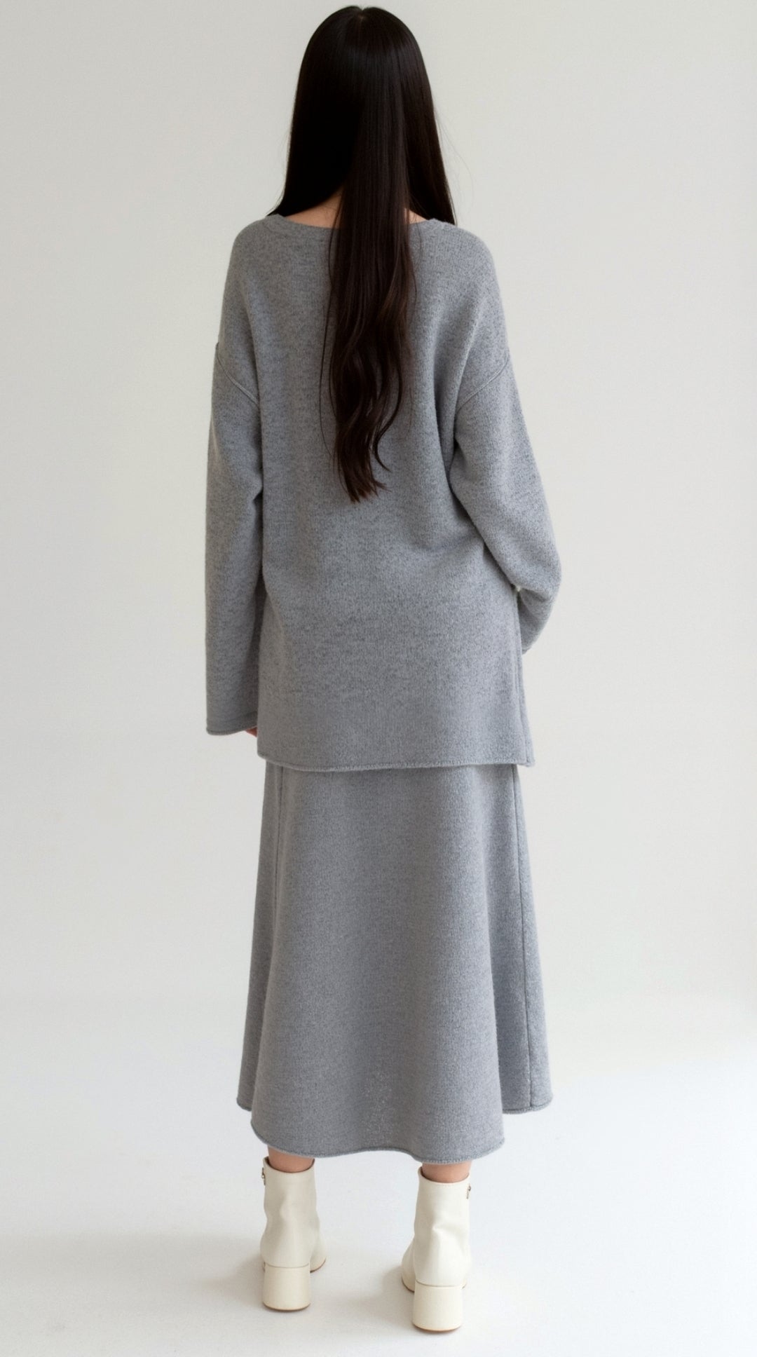 Amy Strickoberteil und Rock im Set