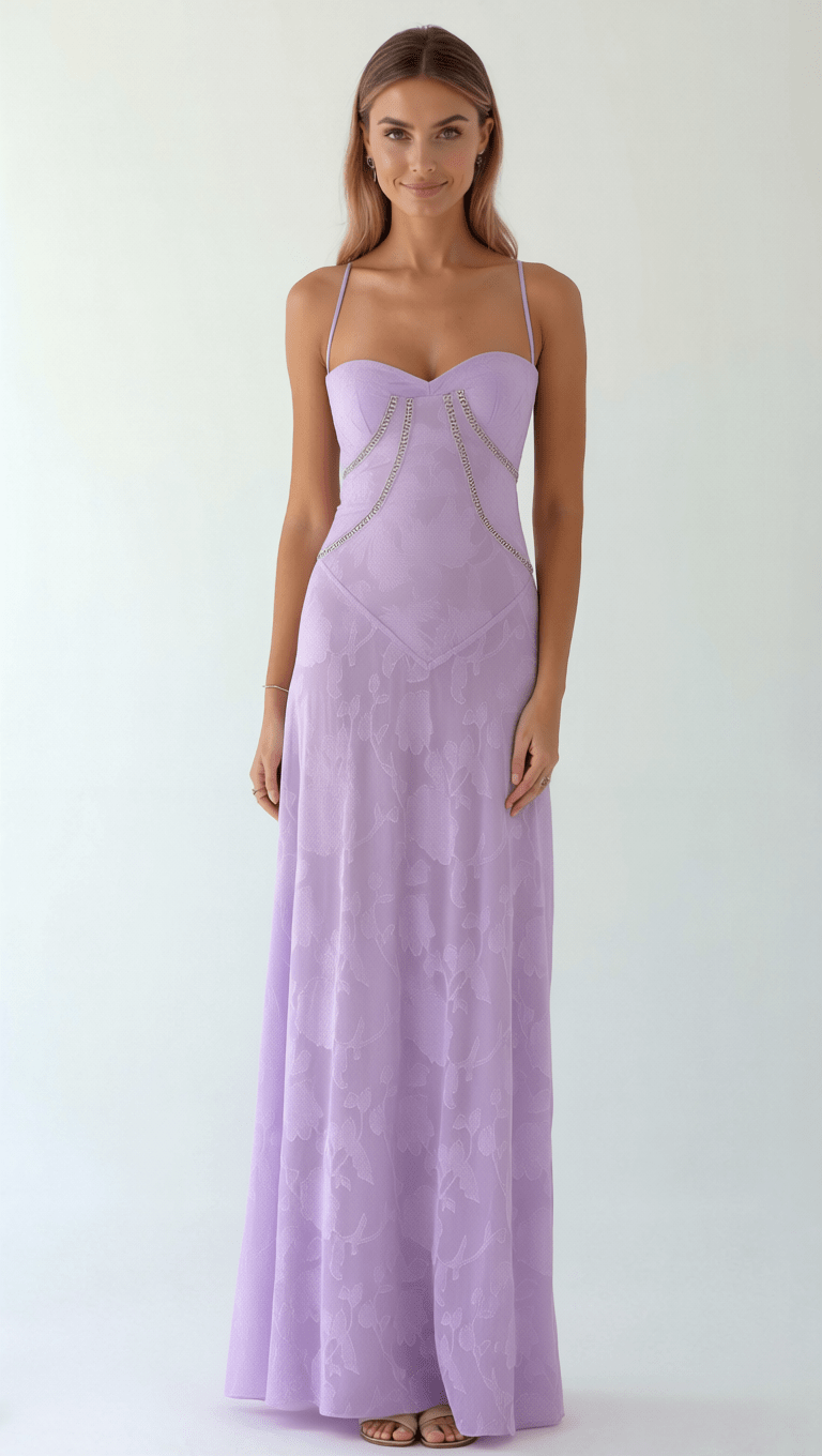 Arabelle Spitzen-Maxikleid