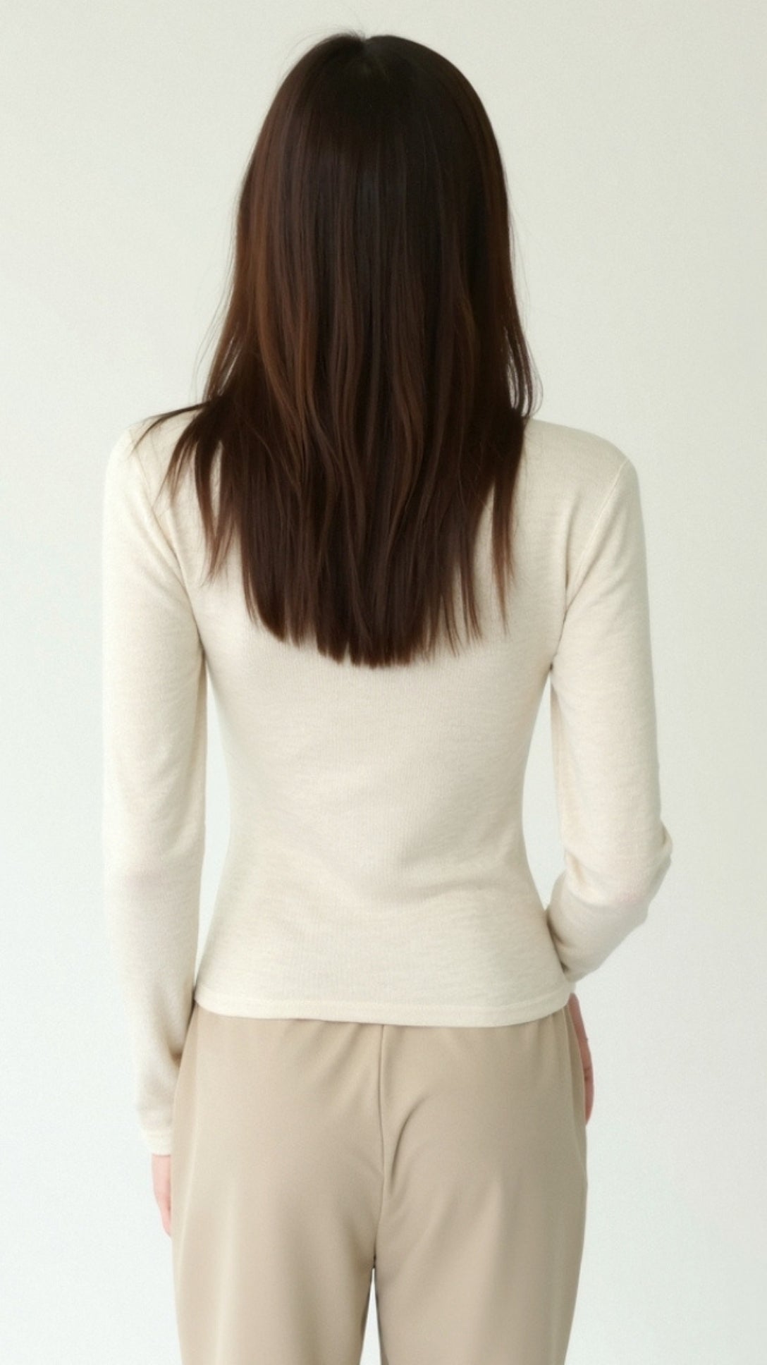 Barbara Chic Cutout Langarm-Strickoberteil