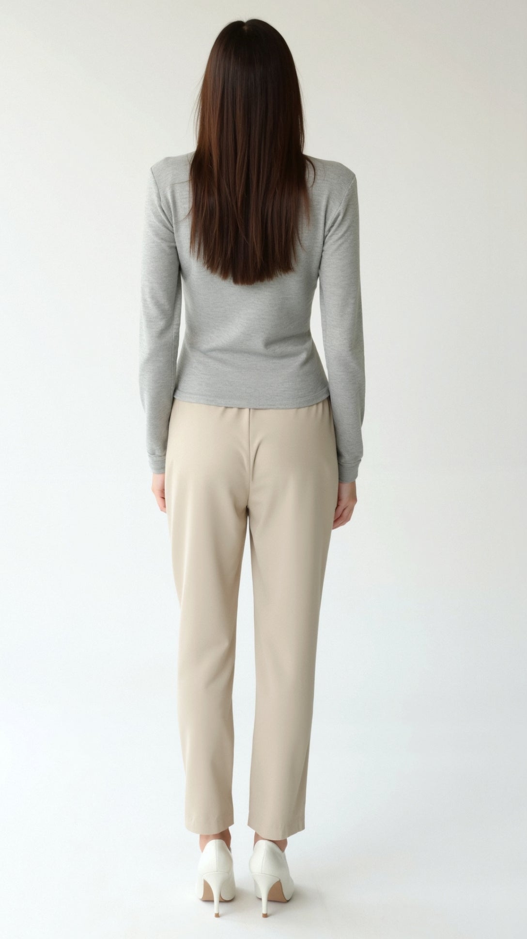 Barbara Chic Cutout Langarm-Strickoberteil