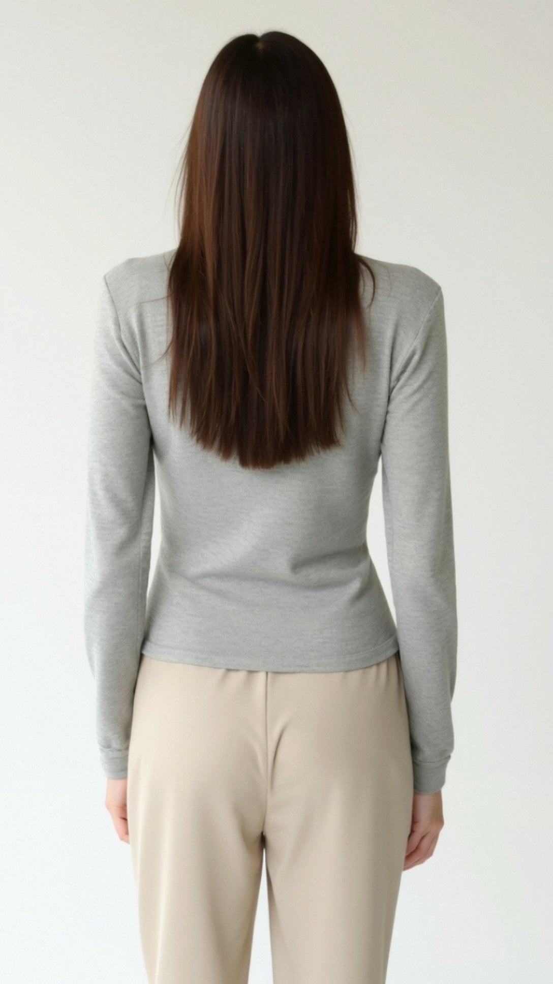 Barbara Chic Cutout Langarm-Strickoberteil