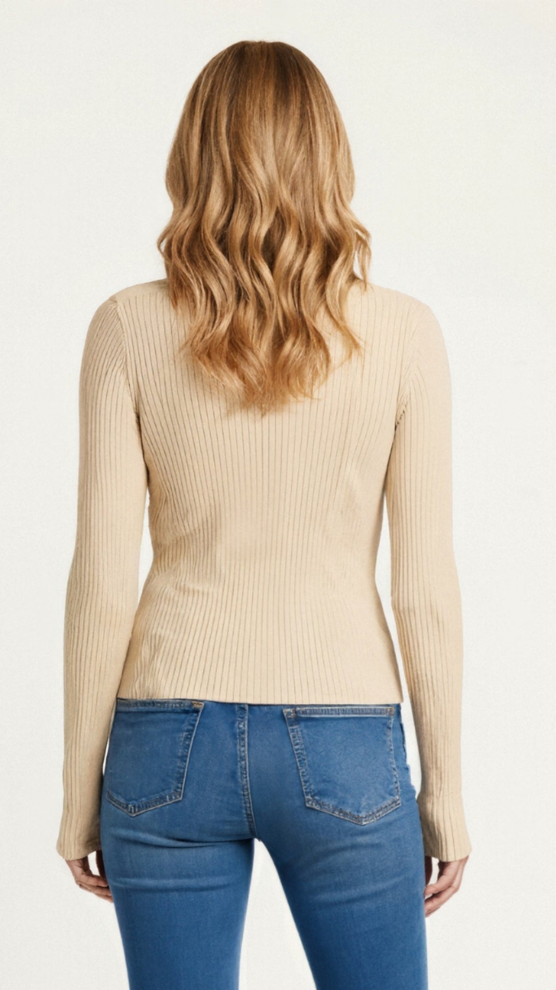 Betty Knopfleiste Strickoberteil