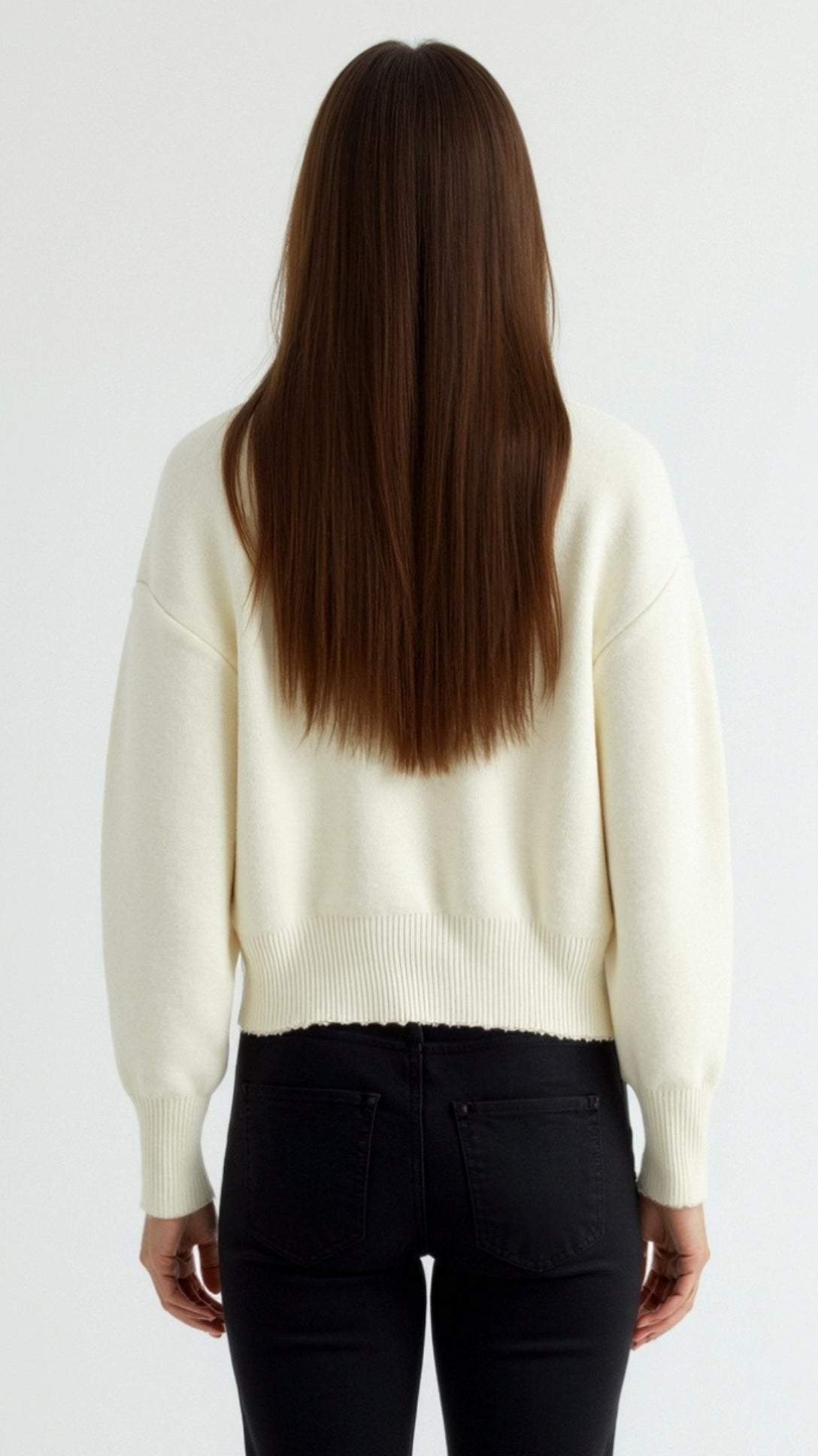 Caroline Strickjacke mit Perlenbesatz