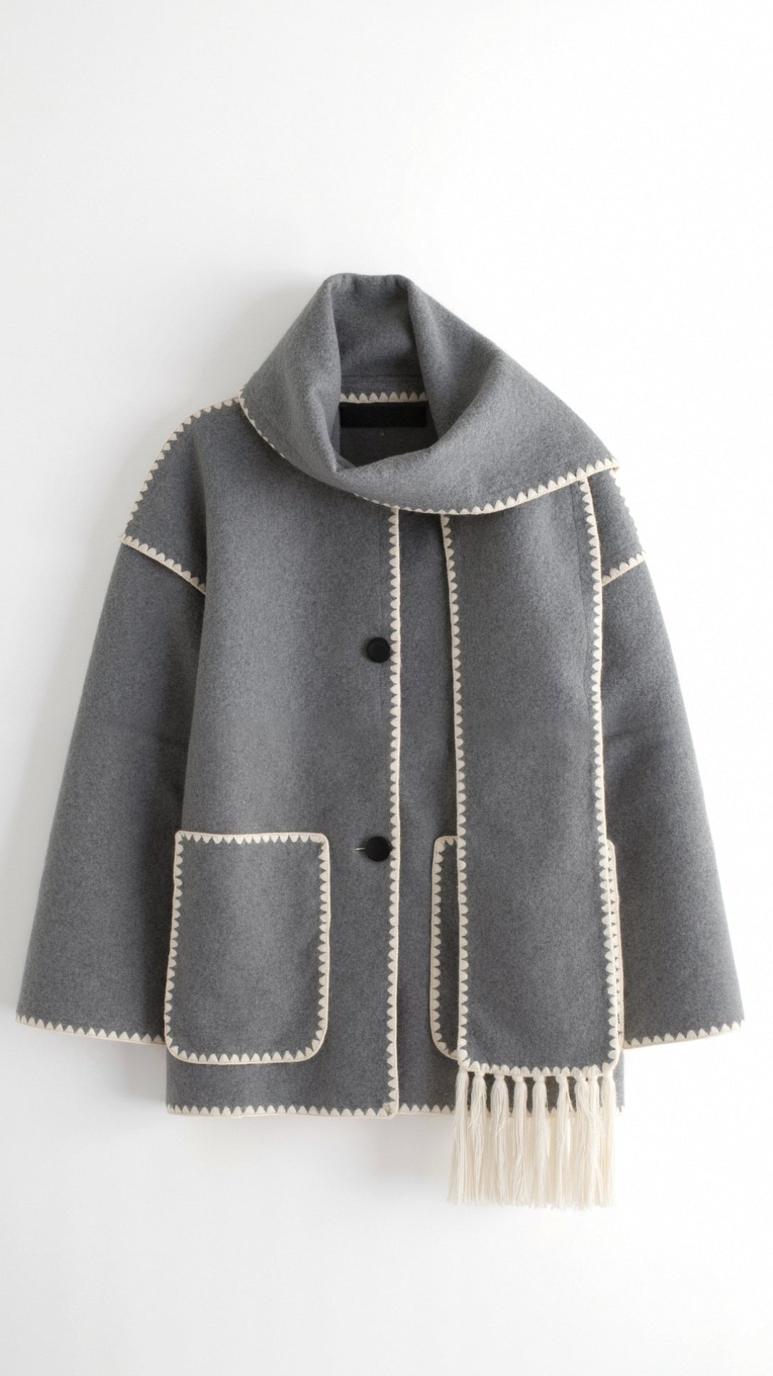 Catherine Kontrastbesetzte Schaljacke