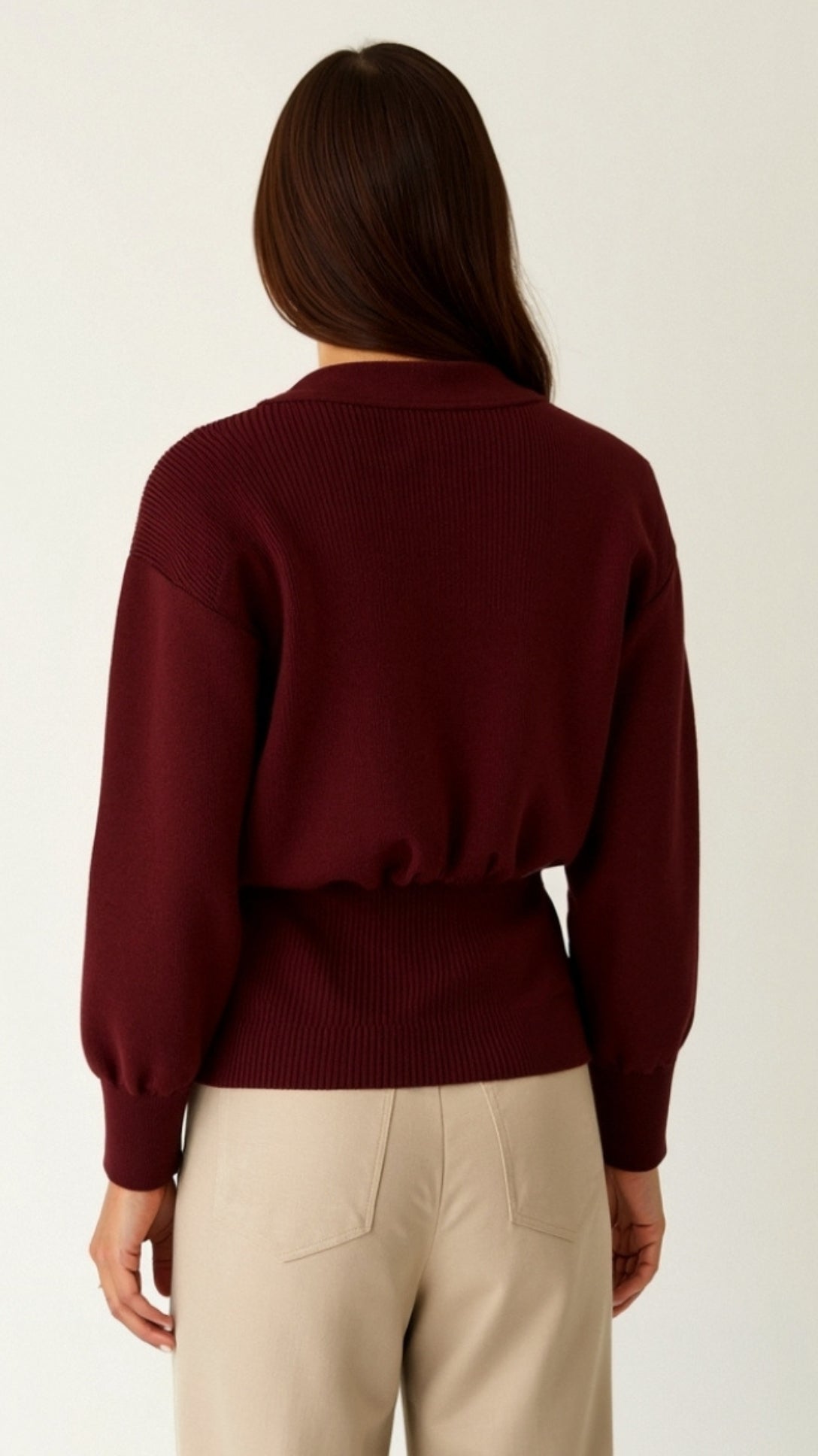 Christine Chic Cardigan mit tiefem V-Ausschnitt