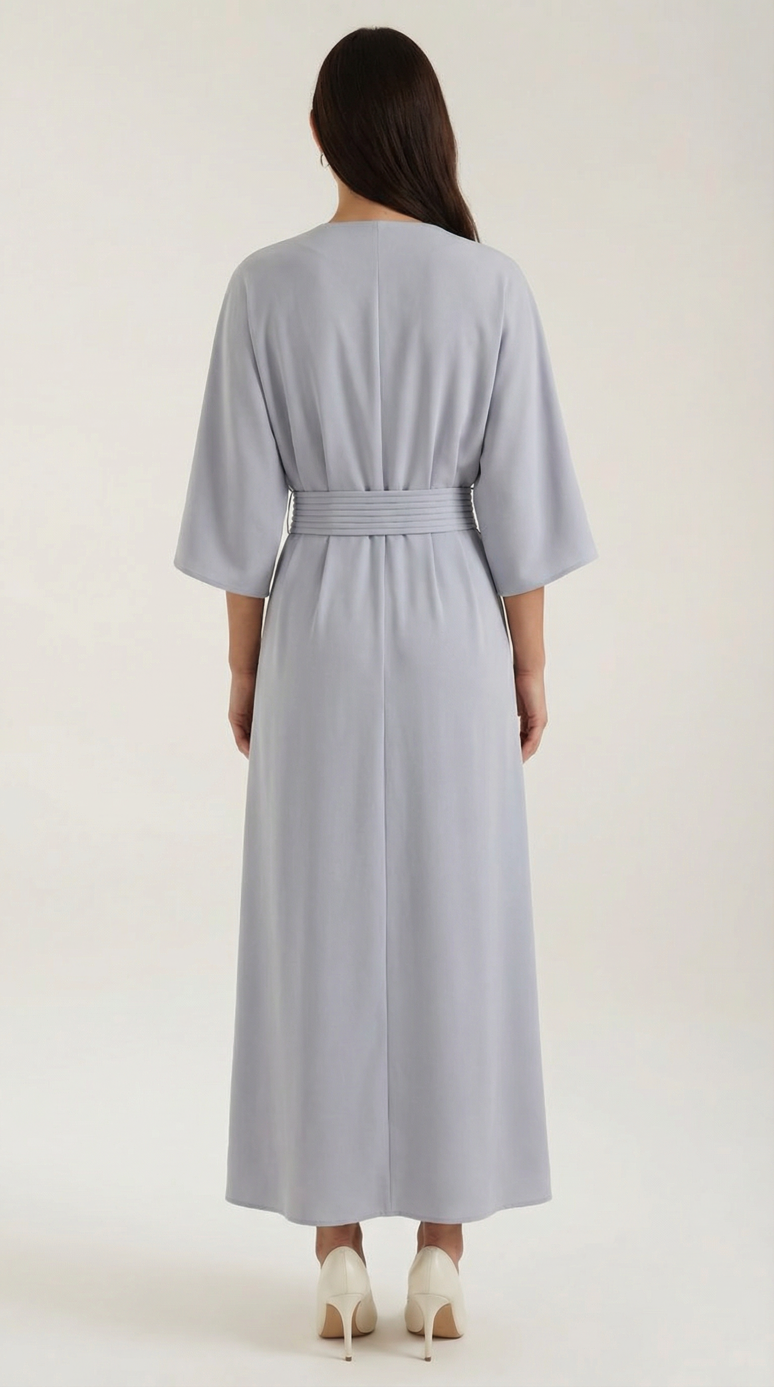 Ana Maxikleid mit Taillengürtel