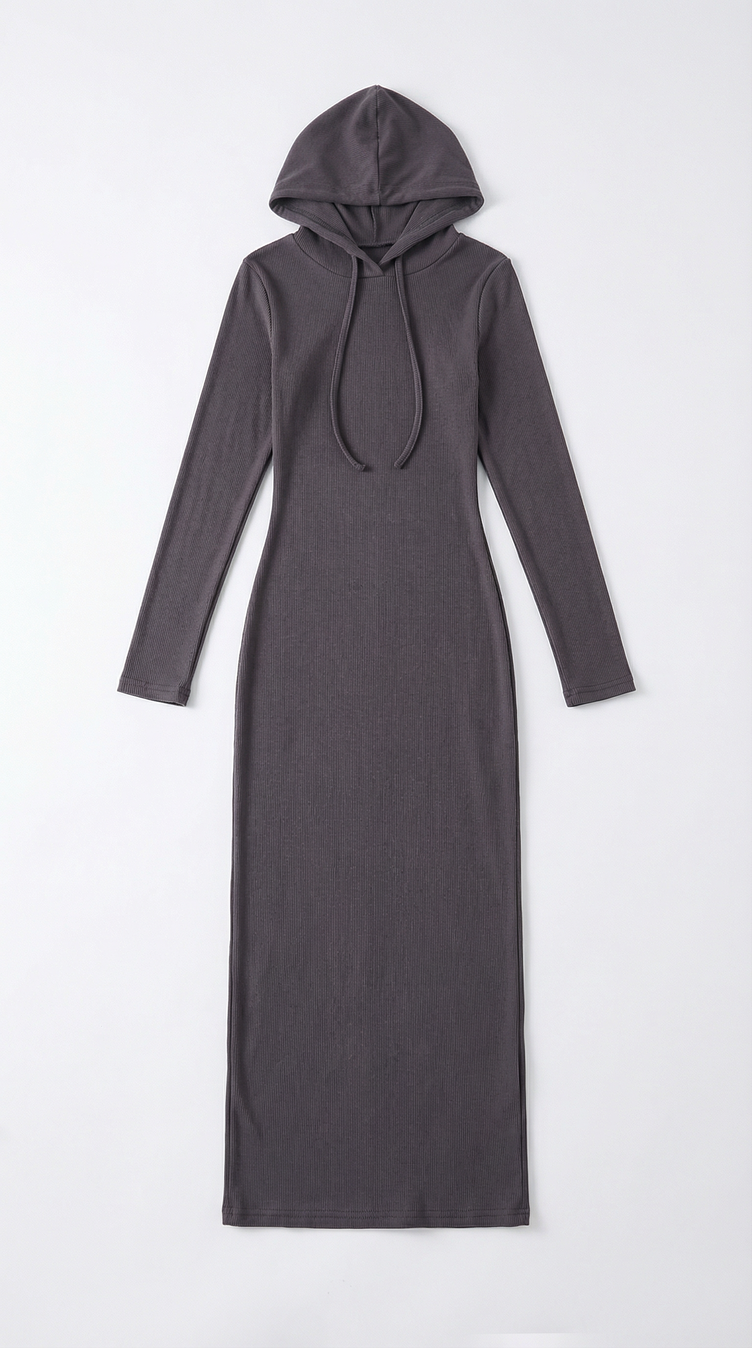 Marilyn Bodycon Maxi-Kleid mit Kapuze