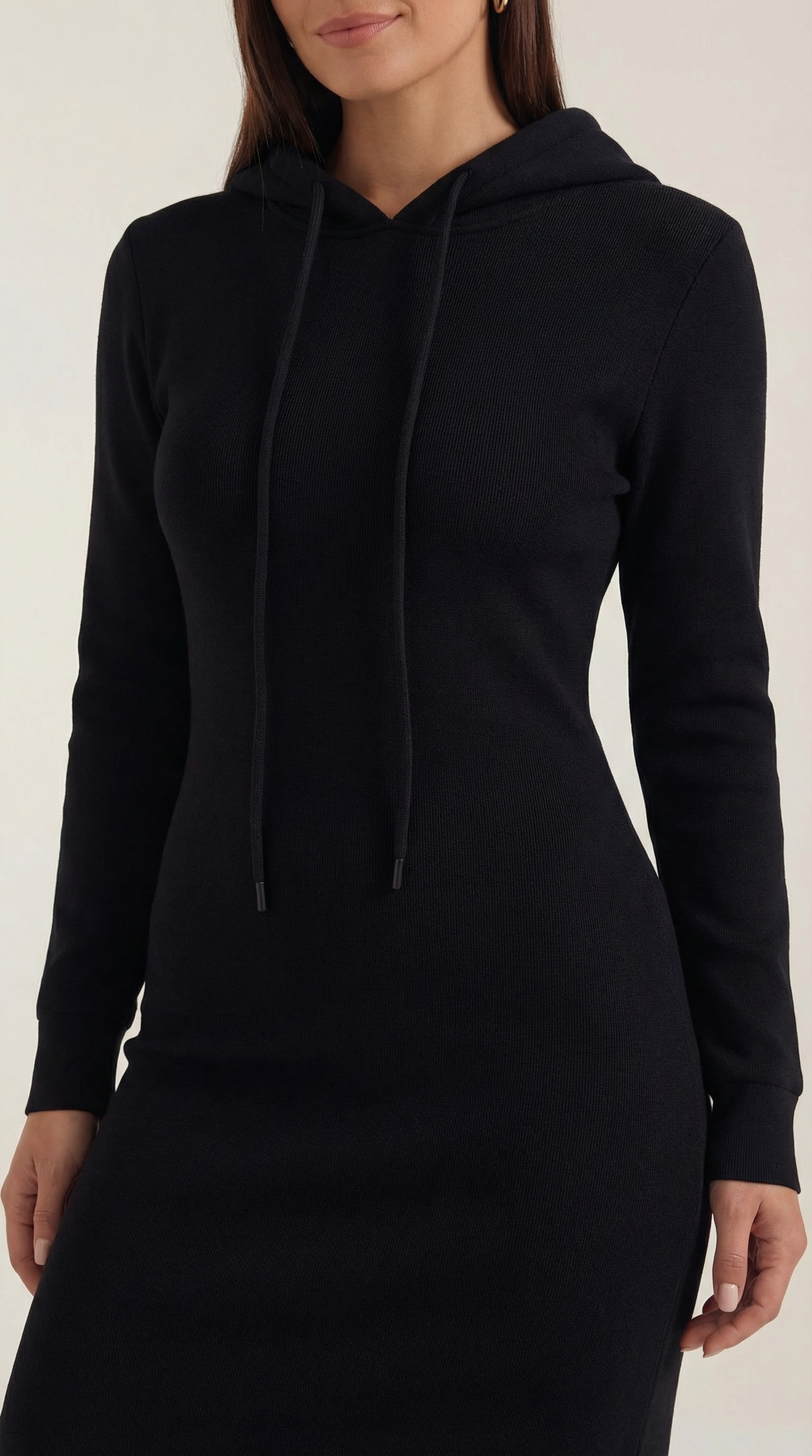 Marilyn Bodycon Maxi-Kleid mit Kapuze