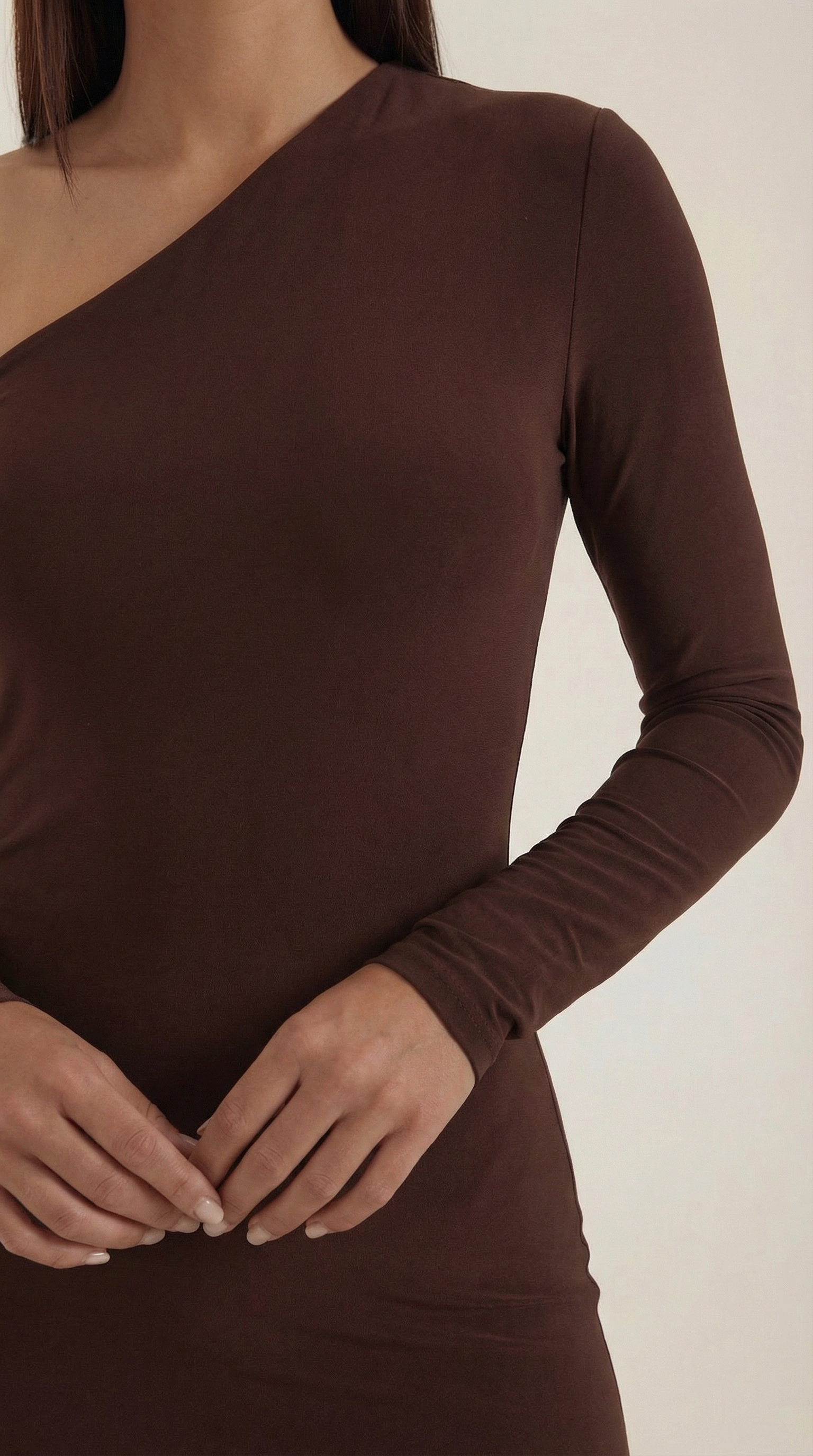 Roberta Langarm-Bodycon-Maxikleid