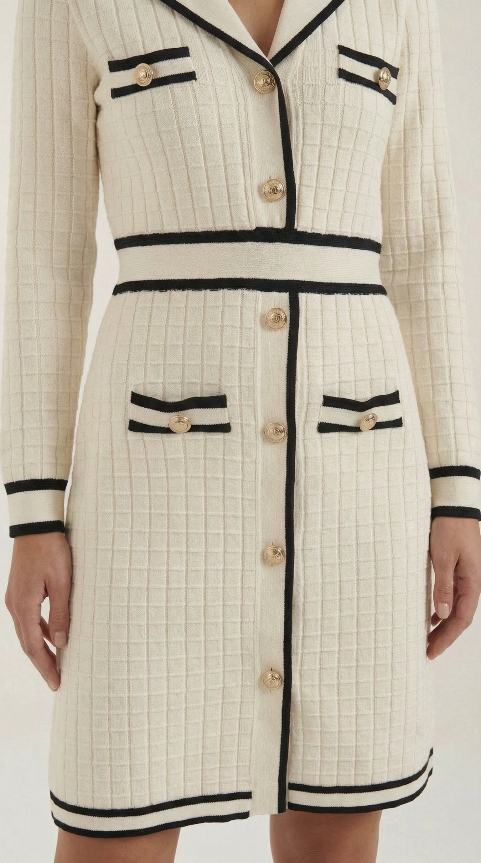 Tracy Mini-Kleid mit Kontrastbesatz