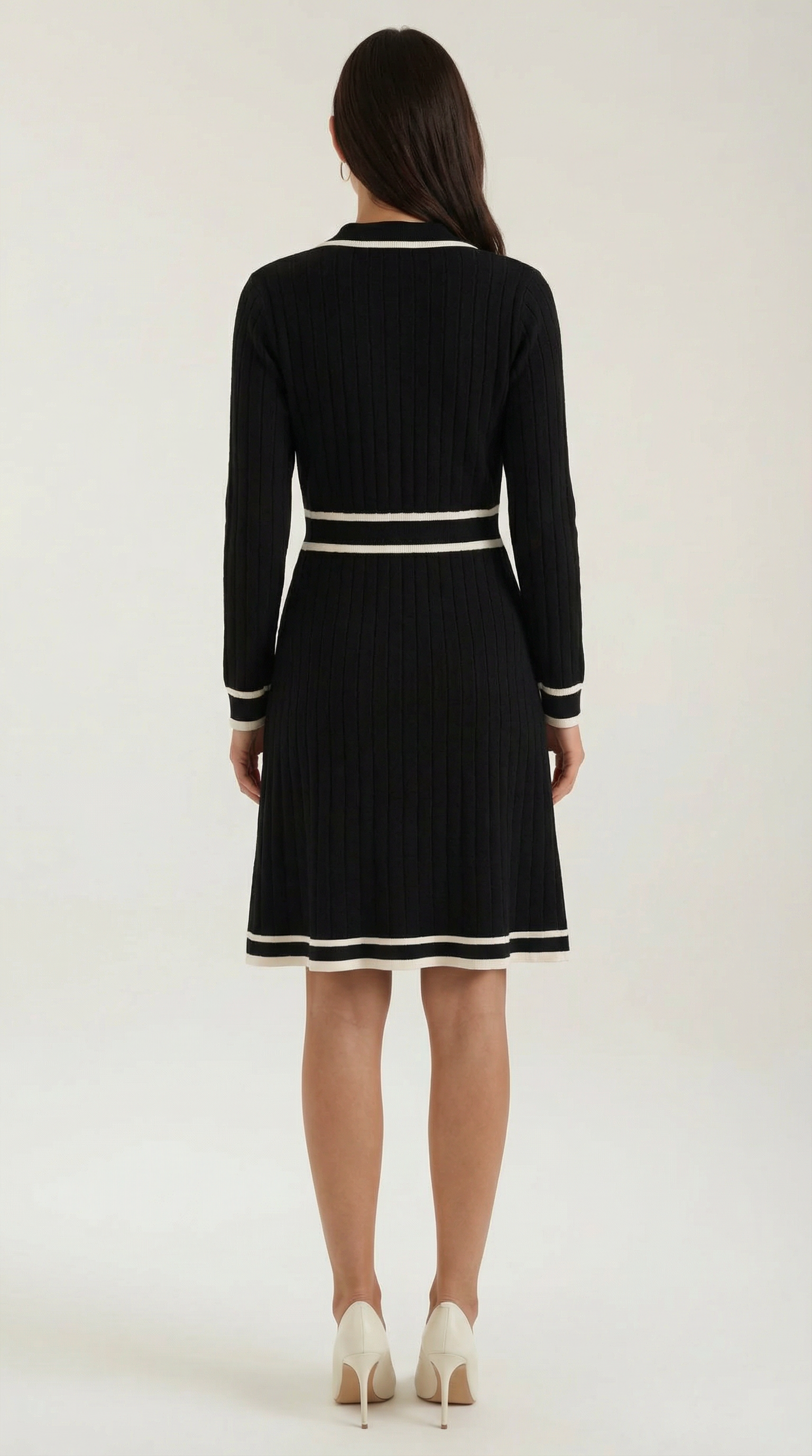 Tracy Mini-Kleid mit Kontrastbesatz