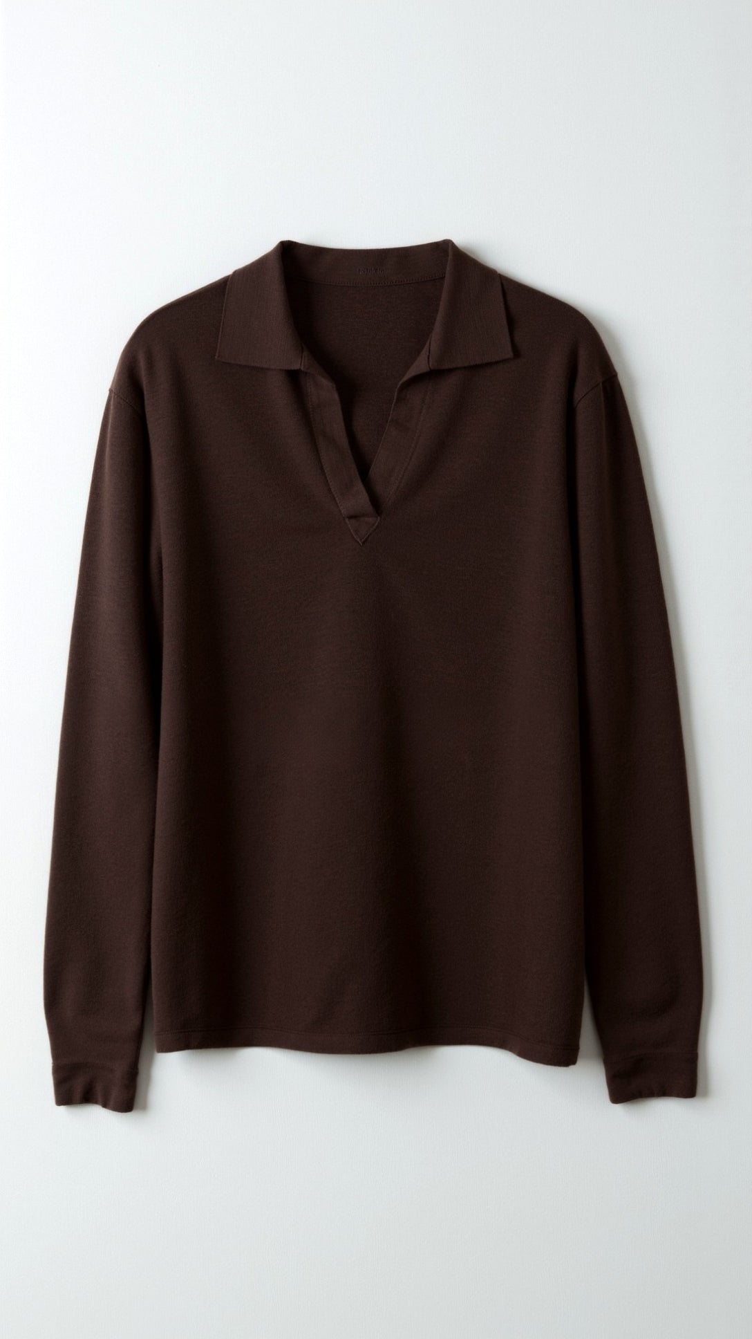 Margaret Freizeit-Polo-Pullover mit V-Ausschnitt