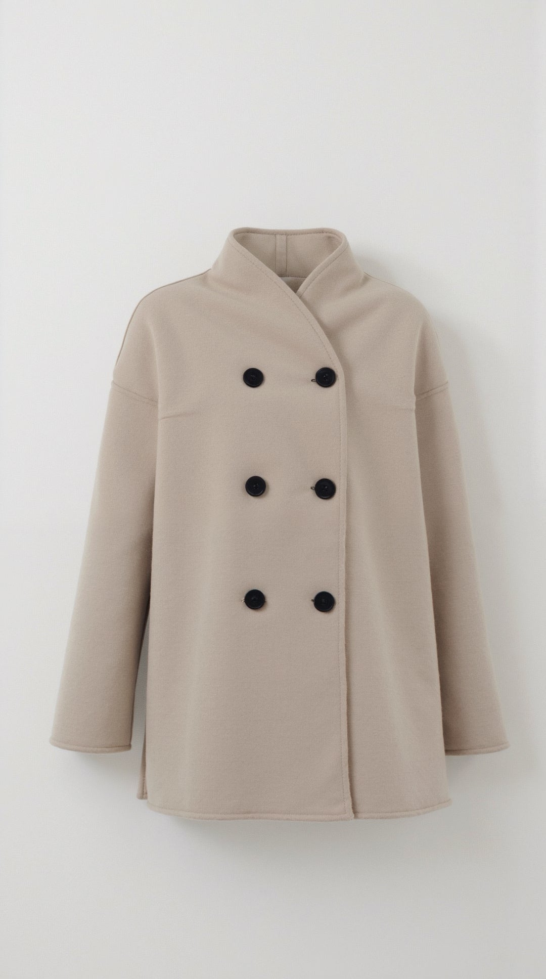 Pamela Oversized-Jacke mit Knöpfen