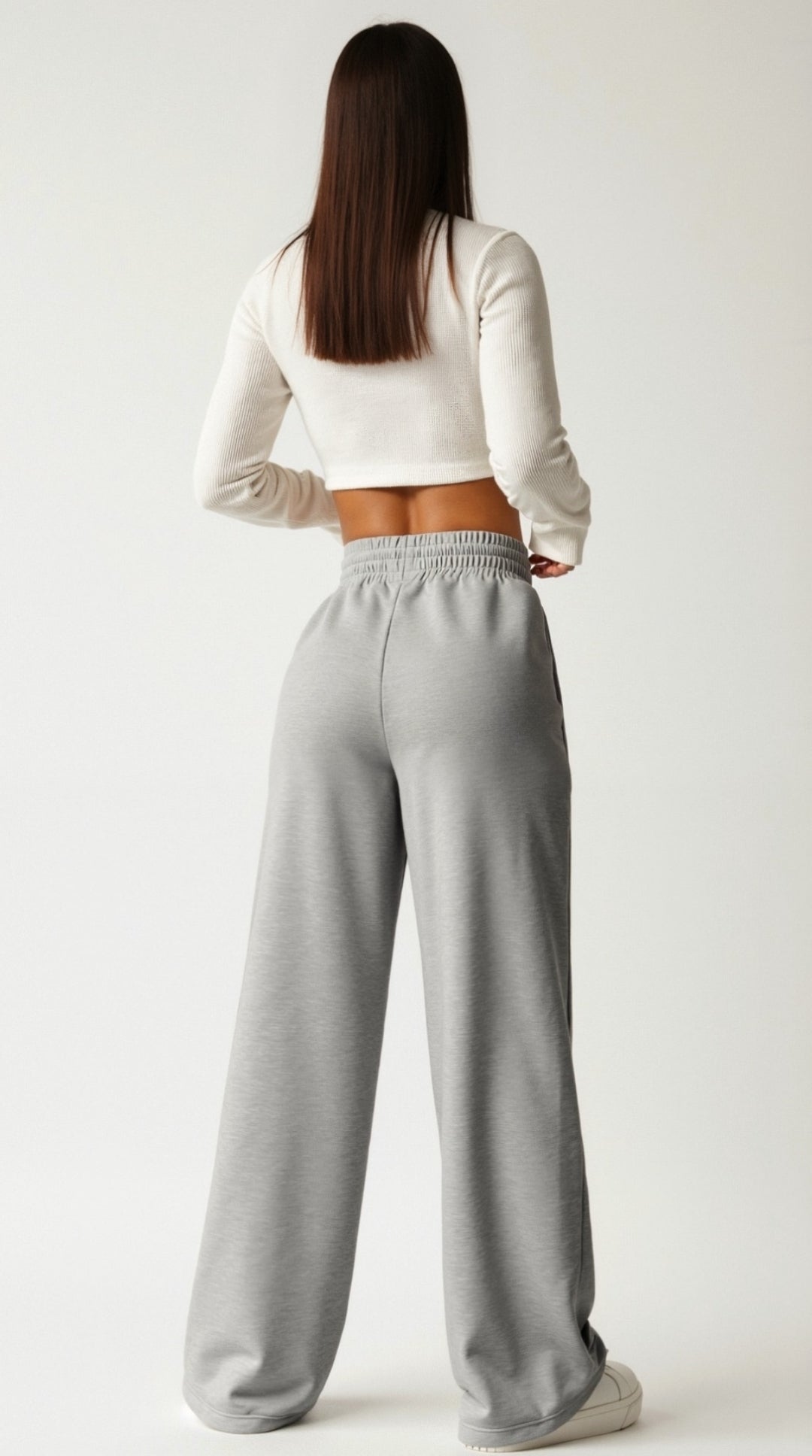 Virginia Sweatpants mit weitem Bein
