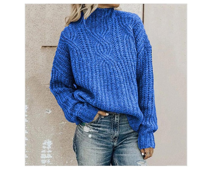 Melike Pullover mit Zopfmuster