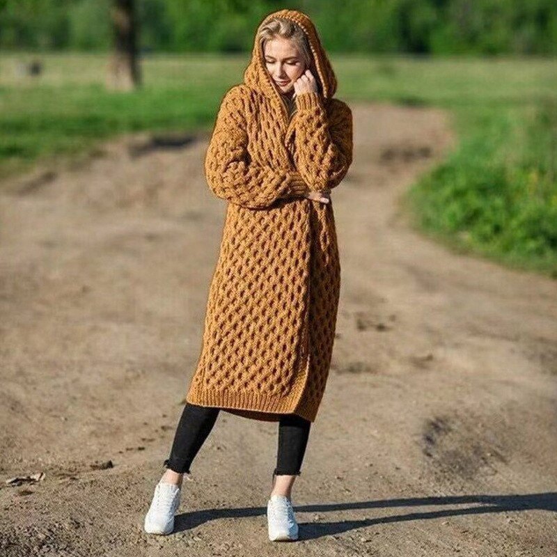 Maike Strickjacke mit Zopfmuster