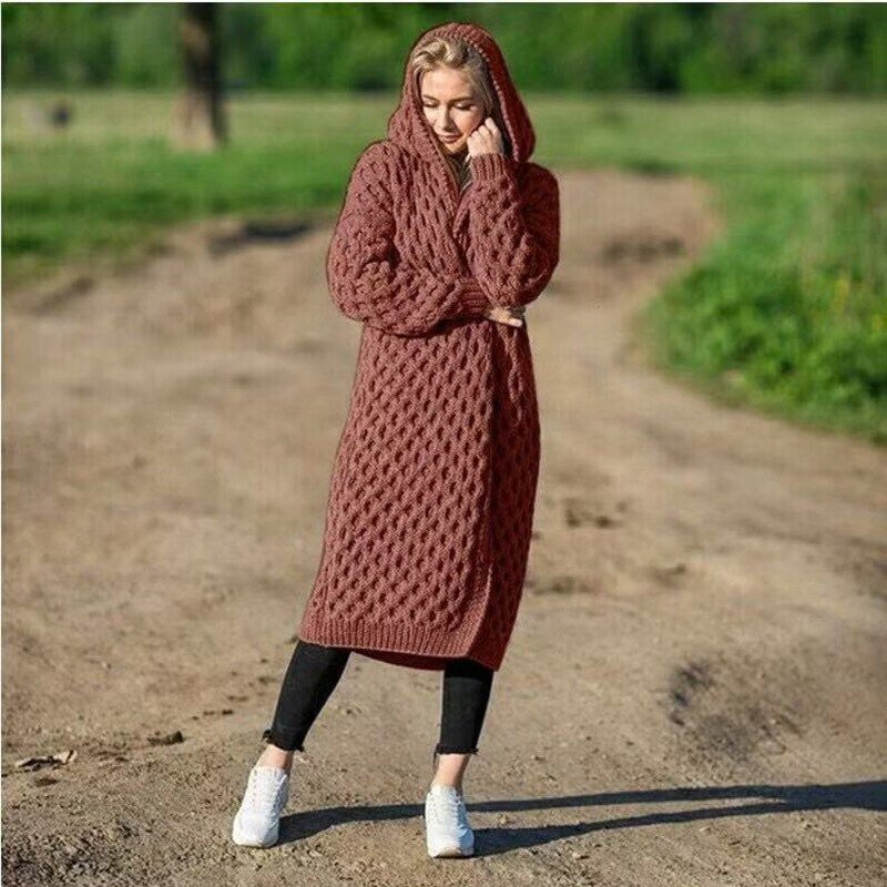 Maike Strickjacke mit Zopfmuster