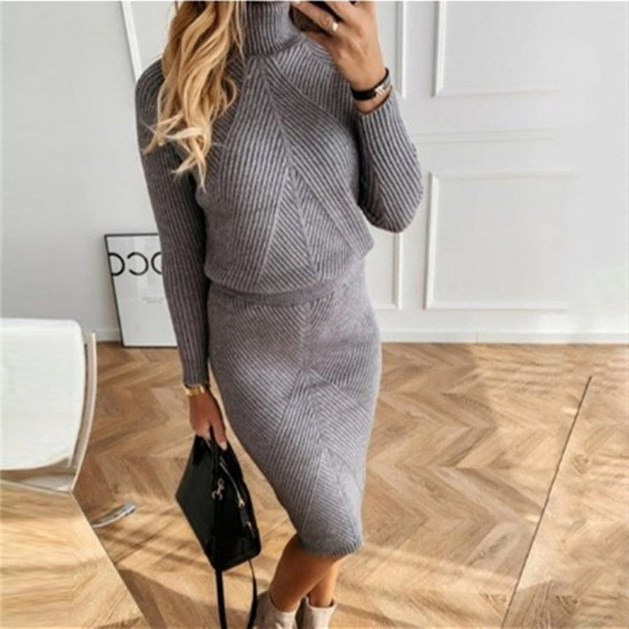 Natalia Midi-Strickkleid