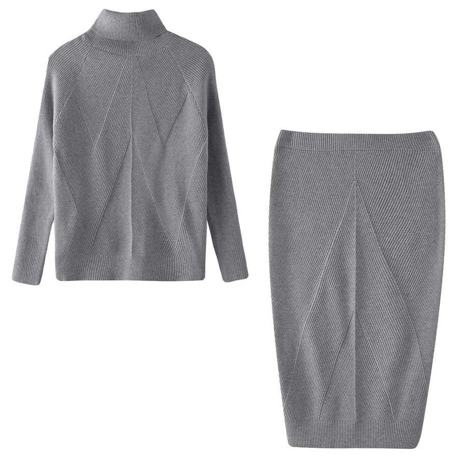 Natalia Midi-Strickkleid